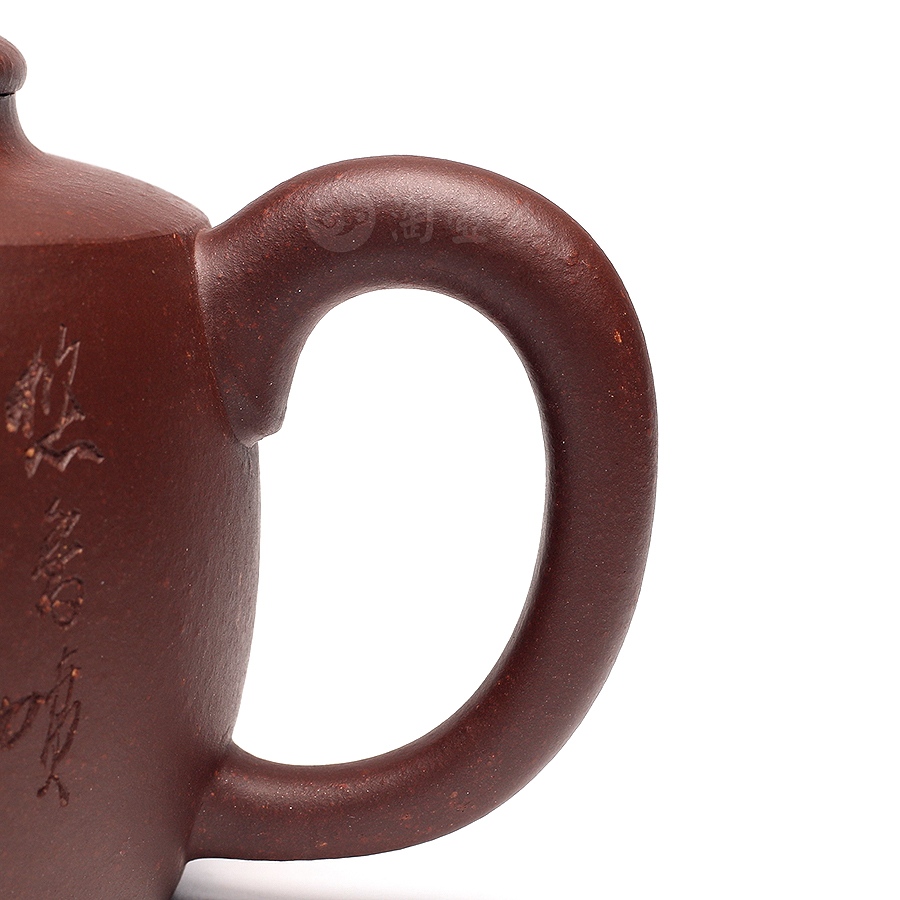 全手柱鼎茗壶(鲍志强书画)