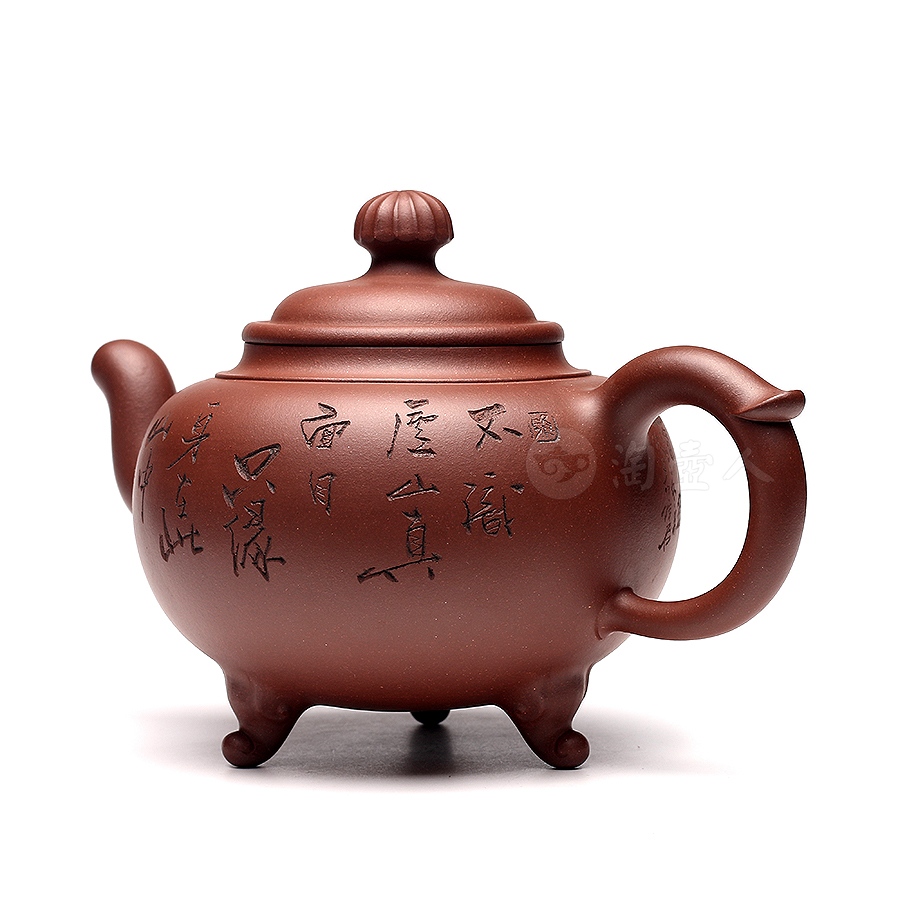 顾婷制祥和三足壶(037827)