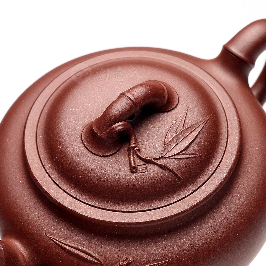 惠祥云制雅竹壶