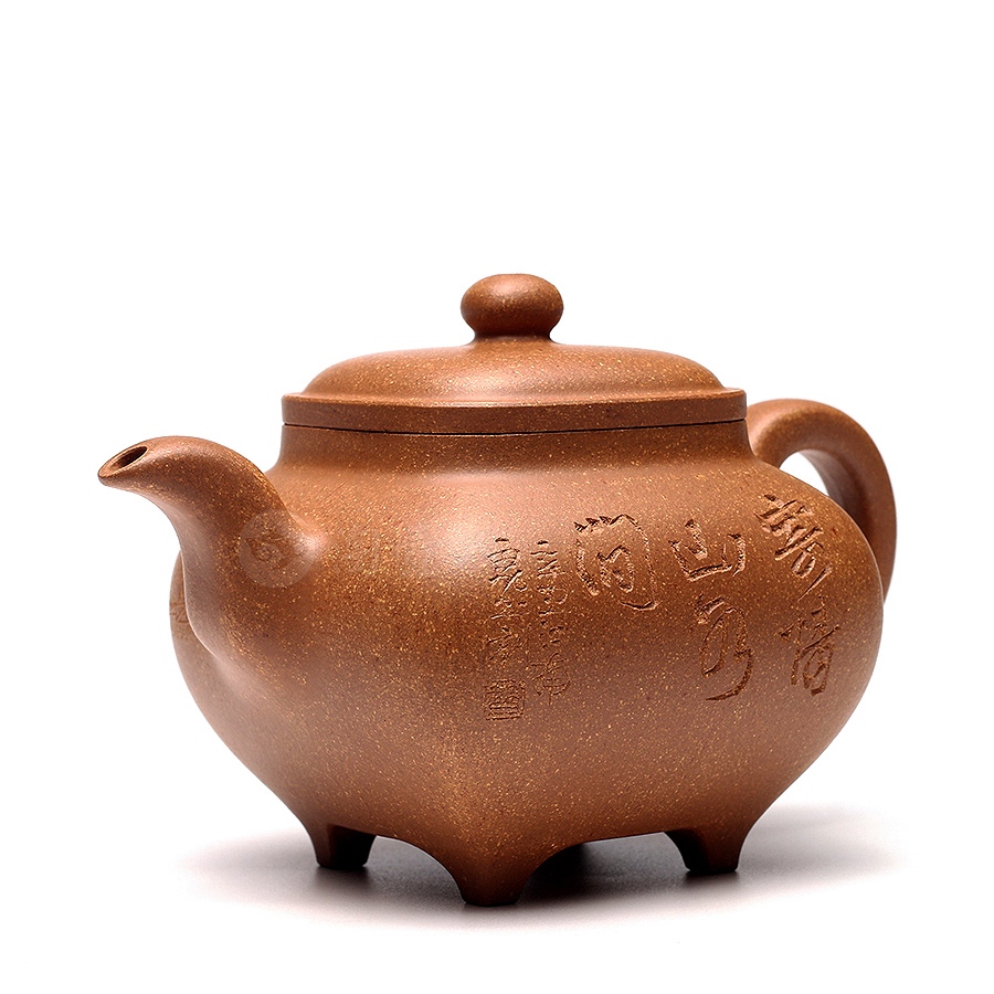 宜兴名家袁辉紫砂壶作品《传炉壶》原矿全手工优惠全场包邮真品保证