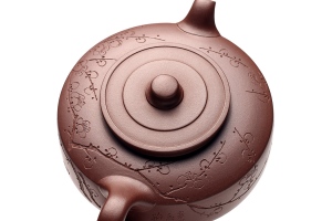 宜兴名家王跃伟紫砂壶作品《周盘壶》原矿全手工优惠全场包邮真品保证