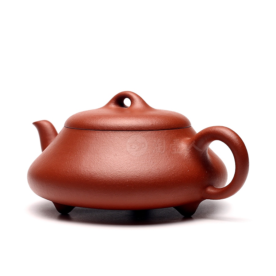 宜兴名家鲍峰岩紫砂壶作品《石瓢壶》原矿全手工优惠全场包邮真品保证