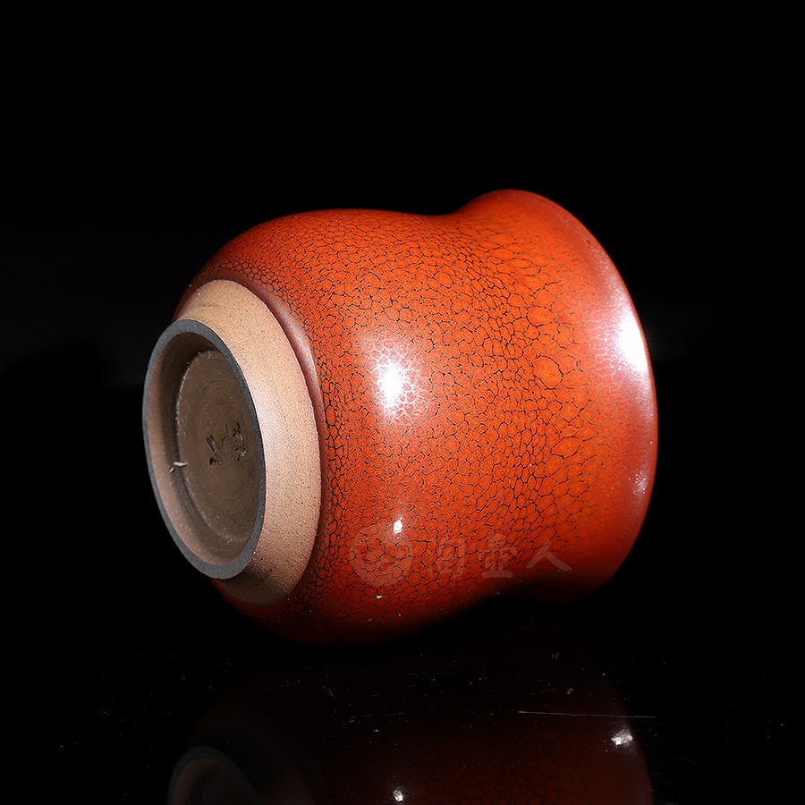 玉兰卷口红鹧鸪盏