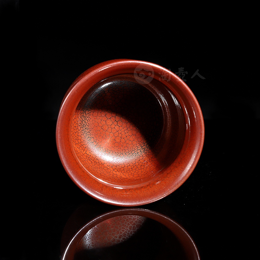 玉兰卷口红鹧鸪盏