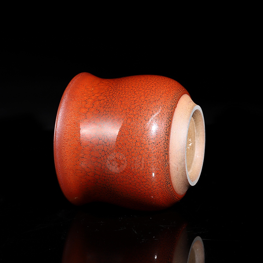 玉兰卷口红鹧鸪盏