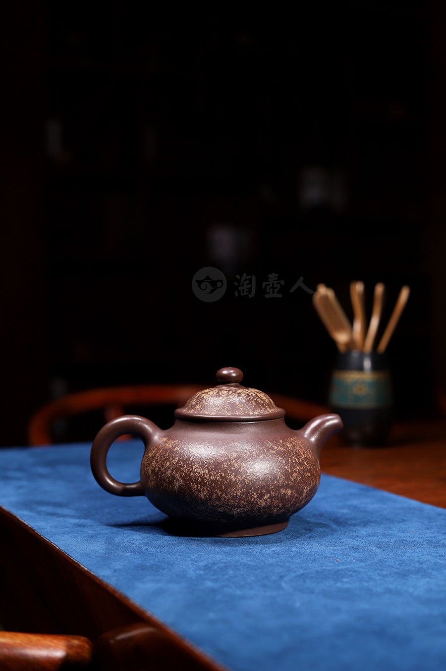 全手彭年金砂潘壶