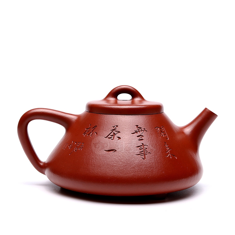 许文军制全手朱泥子冶壶