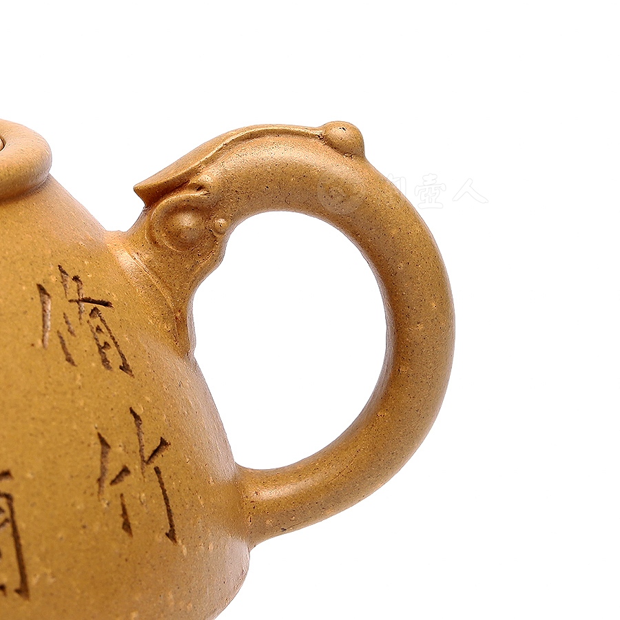 环龙三脚鼎(谭泉海刻绘)