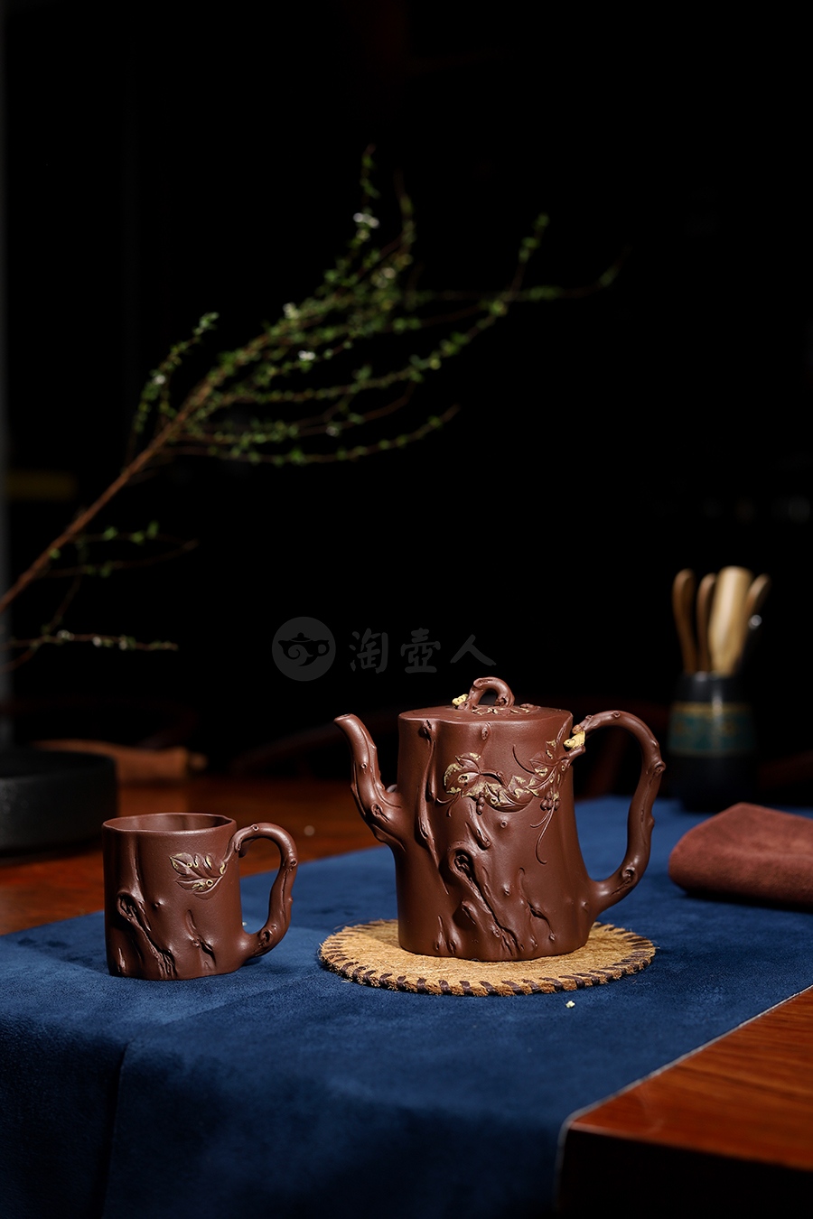 全手松鼠葡萄桩