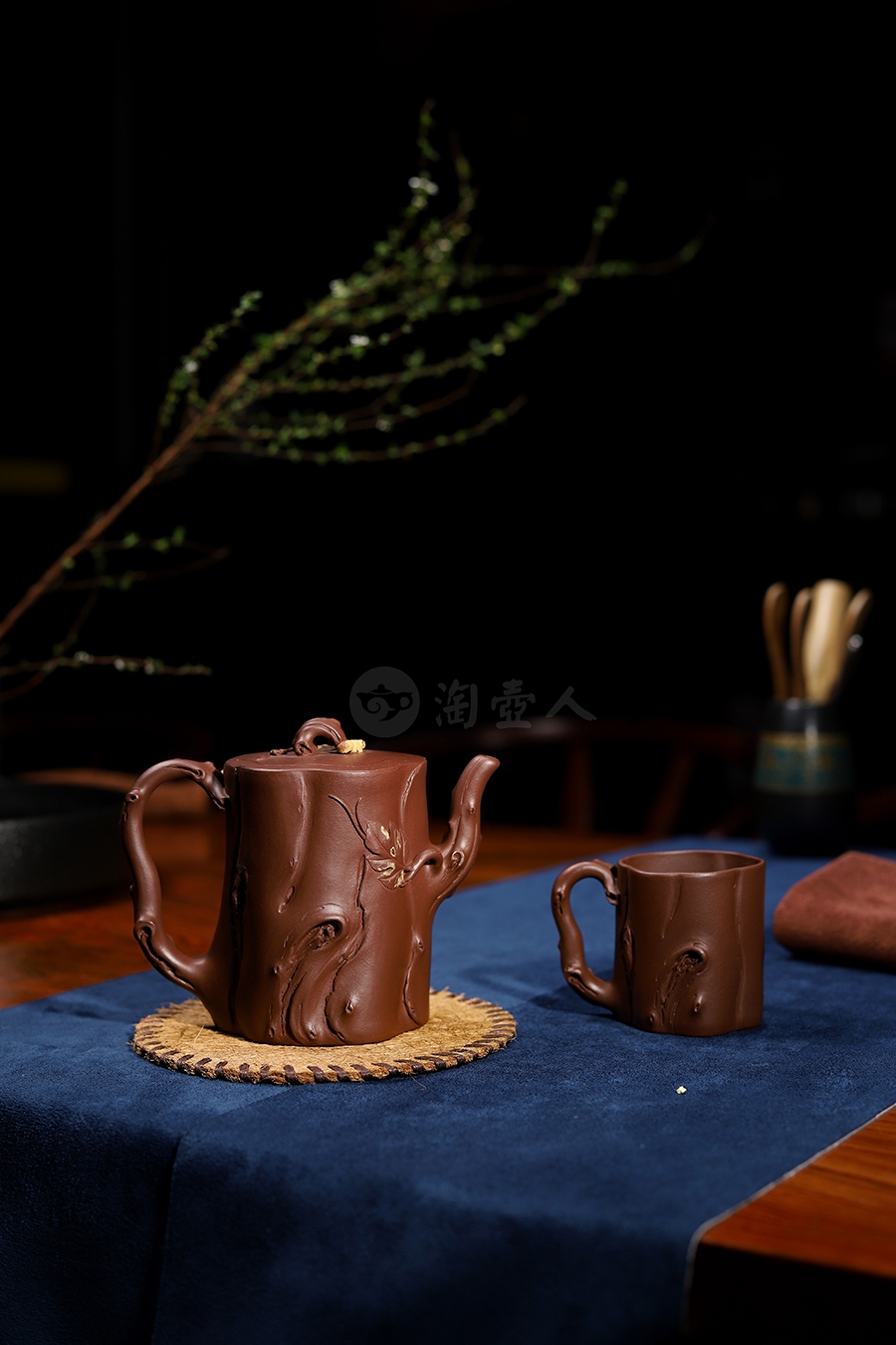 全手松鼠葡萄桩