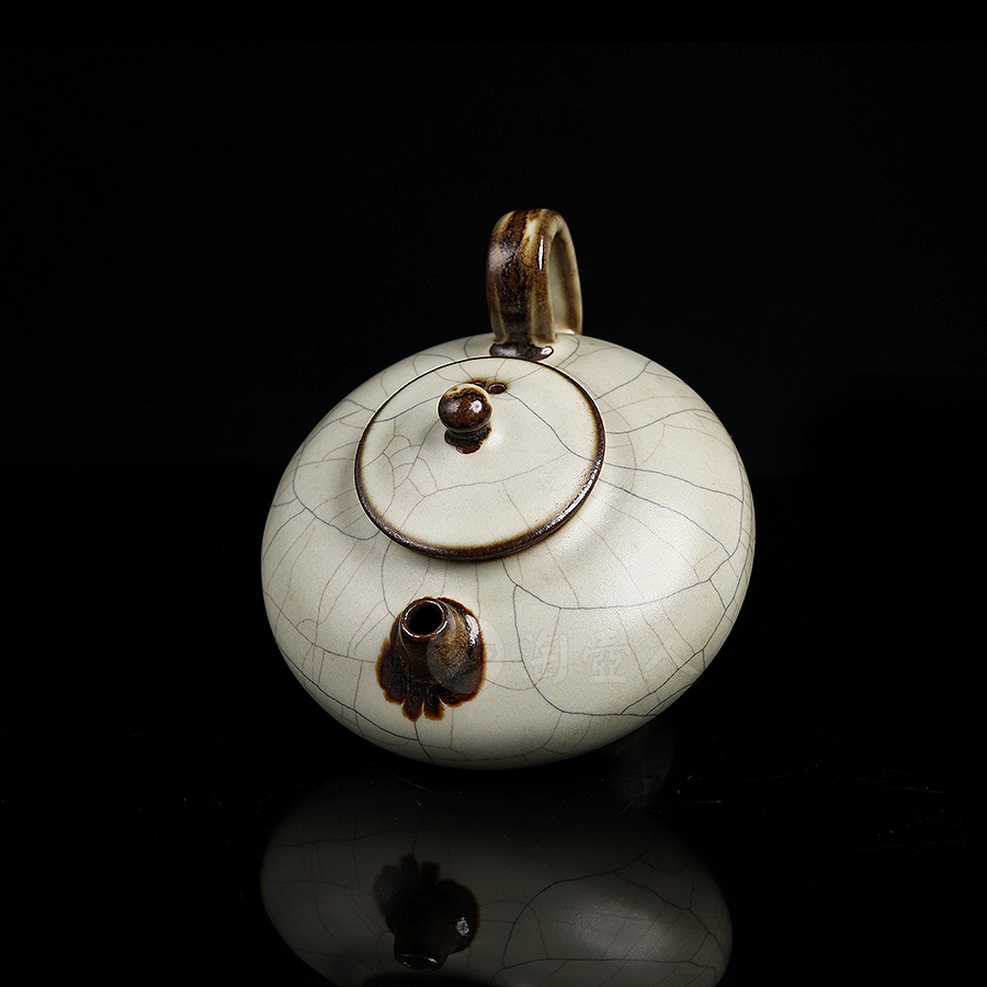 《温纹壶|王运龙哥窑》原矿全手工优惠全场包邮真品保证-淘壶人