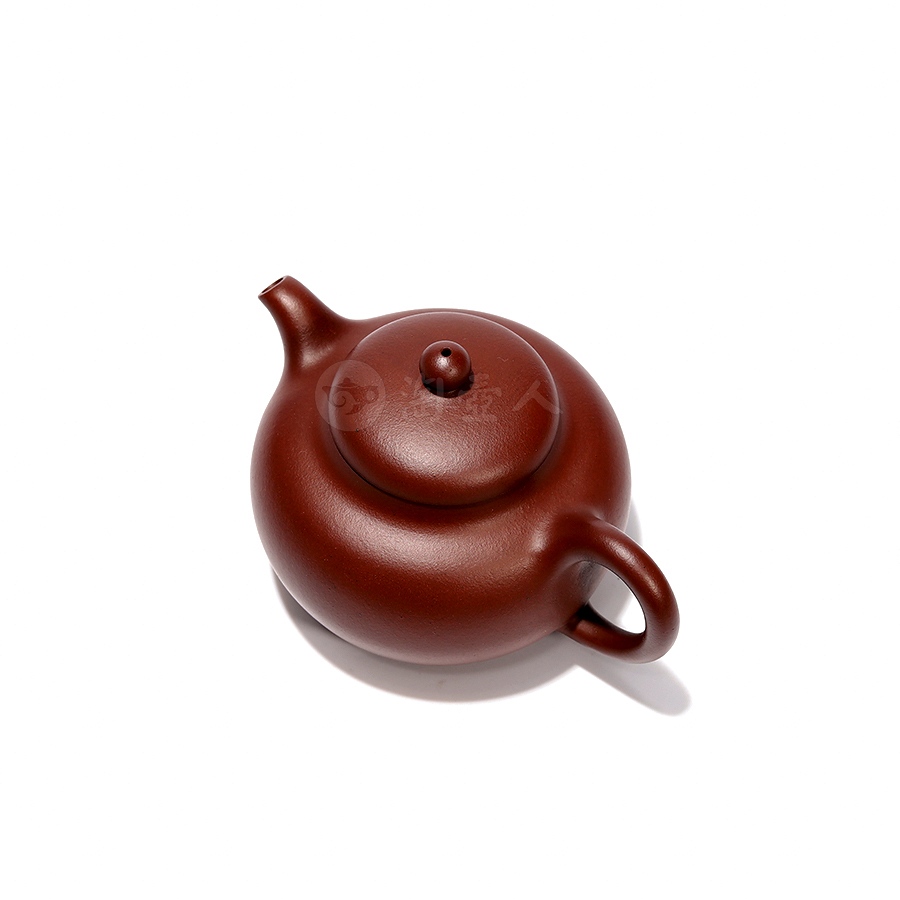 宜兴名家史一鸣紫砂壶作品《全手柿圆壶》原矿全手工优惠全场包邮真品