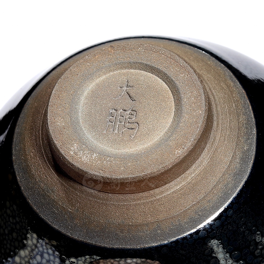 蓝油滴盏