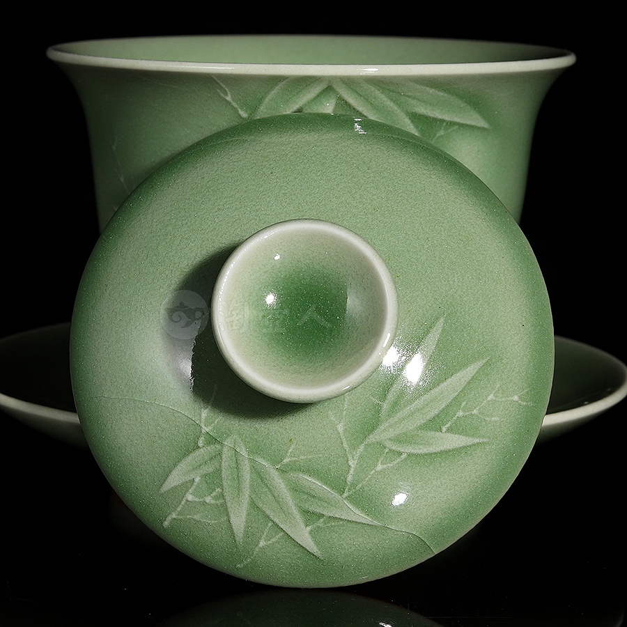 节节高升盖碗