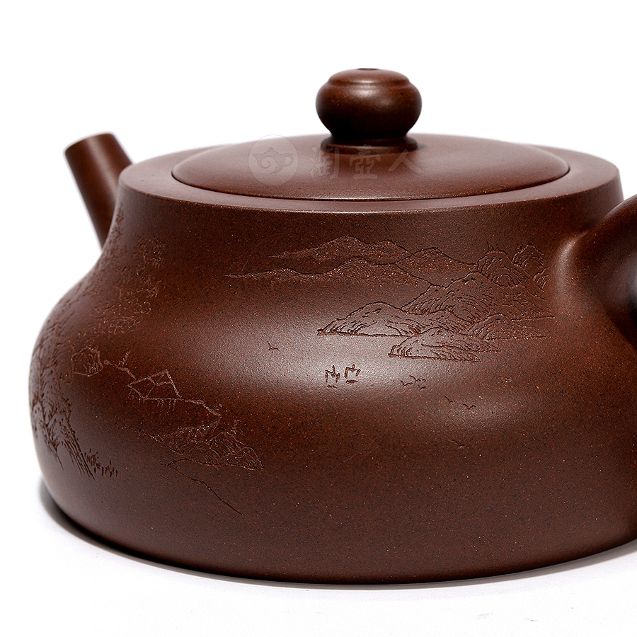 宜兴名家张建生紫砂壶作品《汲泉壶》原矿全手工优惠全场包邮真品保证