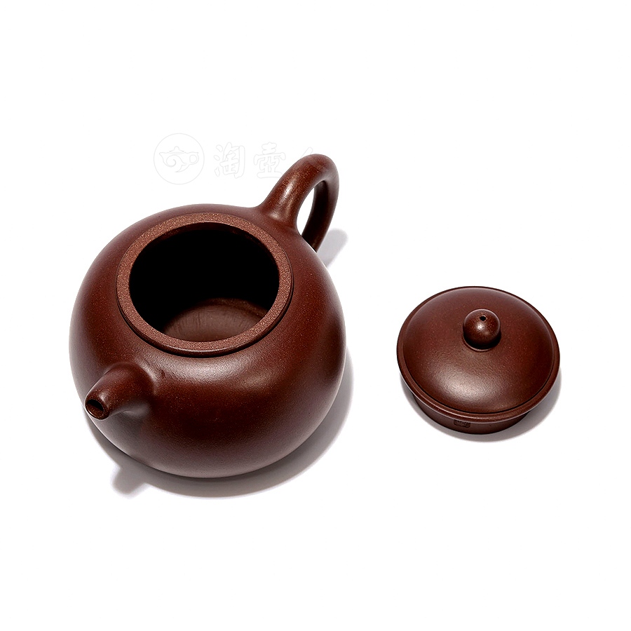 宜兴名家张丽萍紫砂壶作品《匏尊壶》原矿全手工优惠全场包邮真品保证