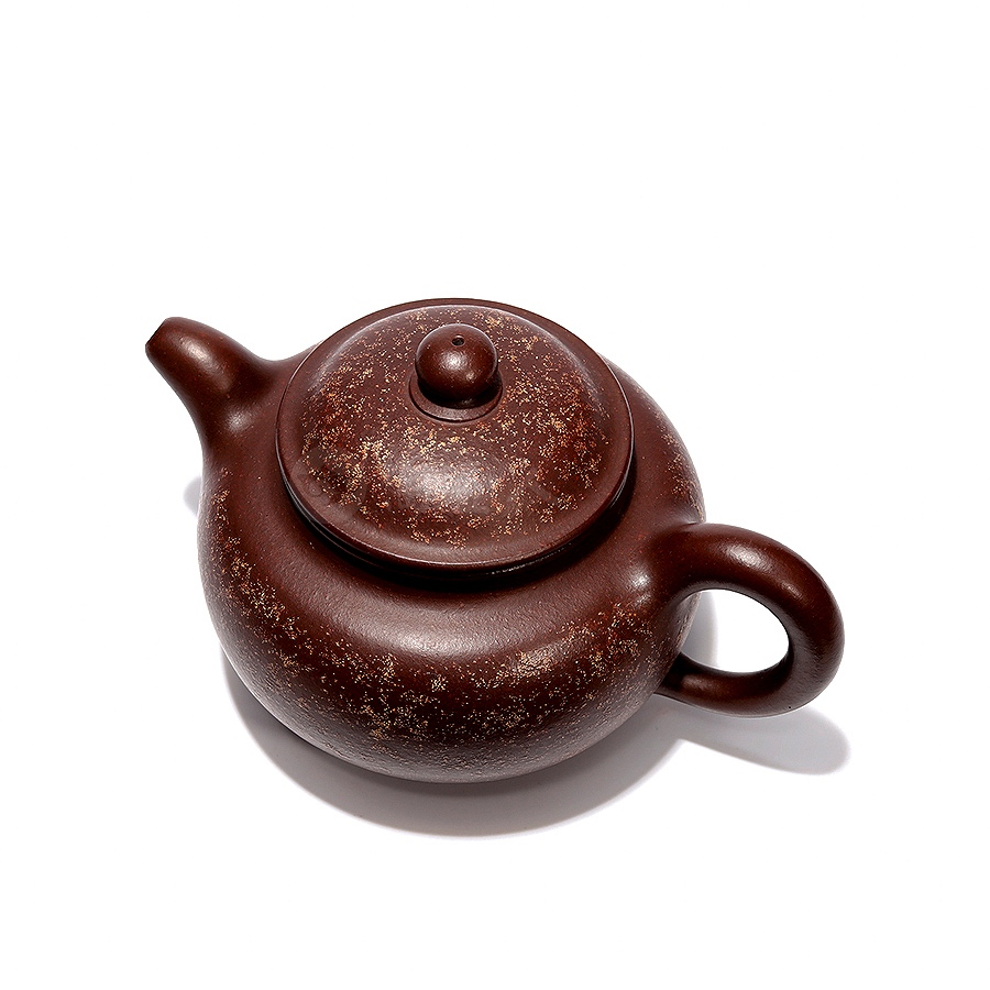 宜兴名家彭耀年紫砂壶作品《金砂大掇只壶》原矿全手工优惠全场包邮