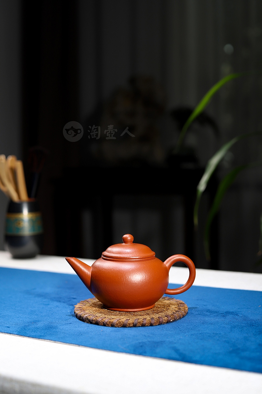 朱泥水平壶(大)