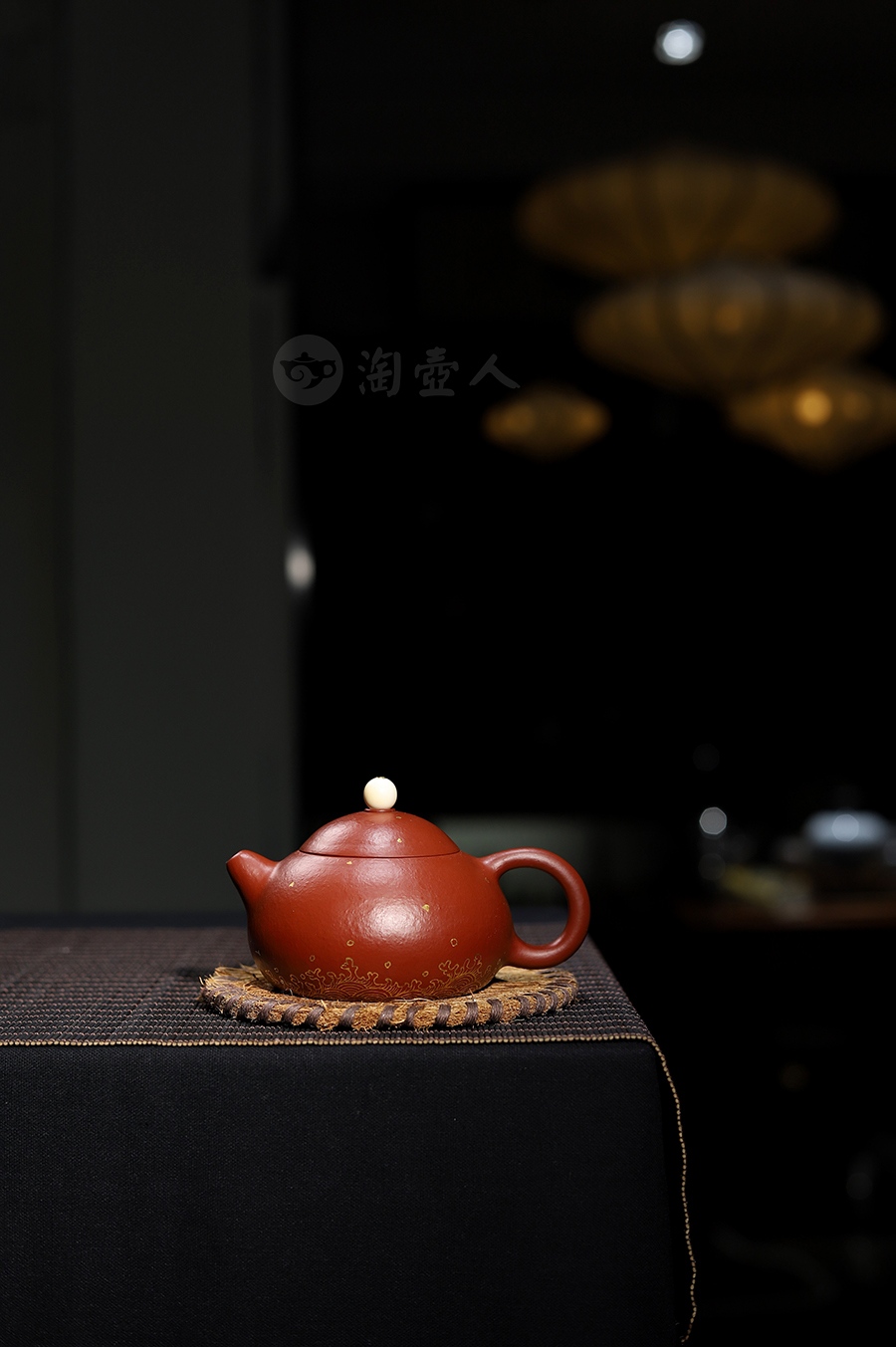 全手文旦(牙珠钮·描金)