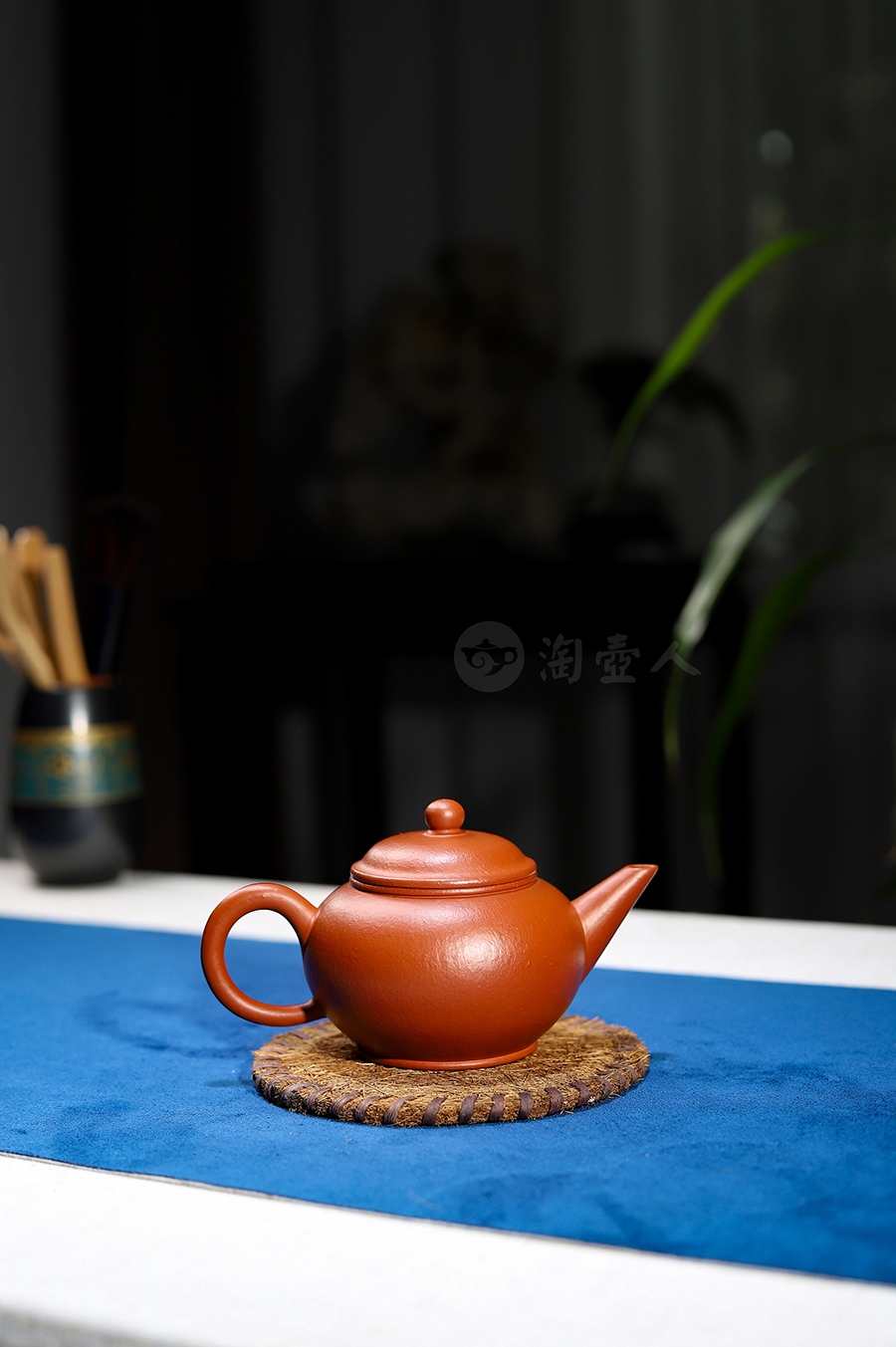 朱泥水平壶(大)