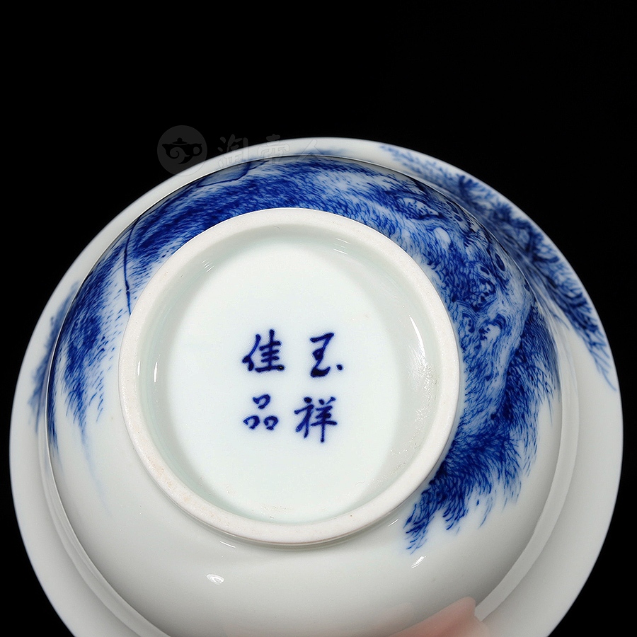 青花·人物杯