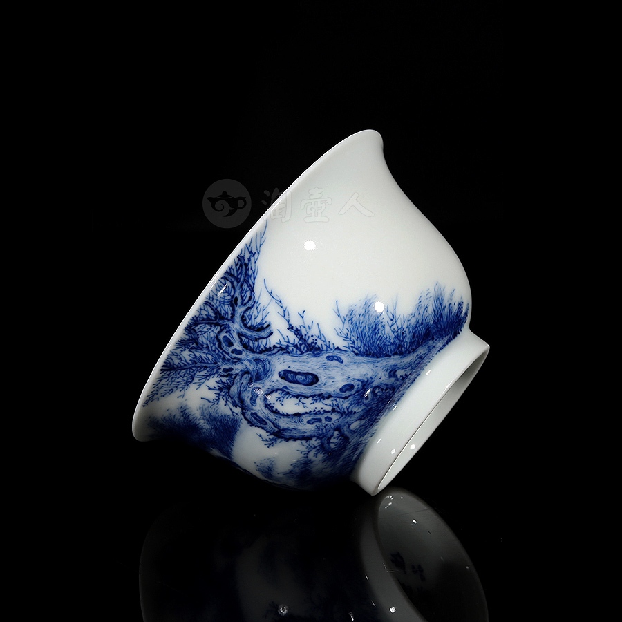 青花·人物杯