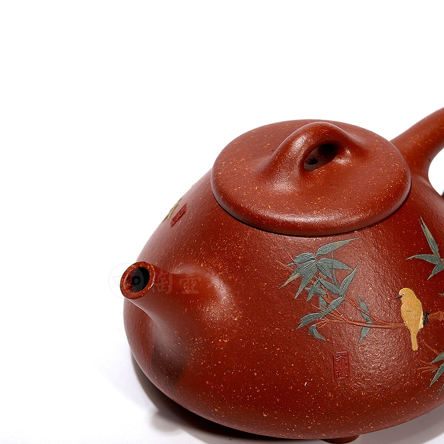 子冶石瓢(花鸟)