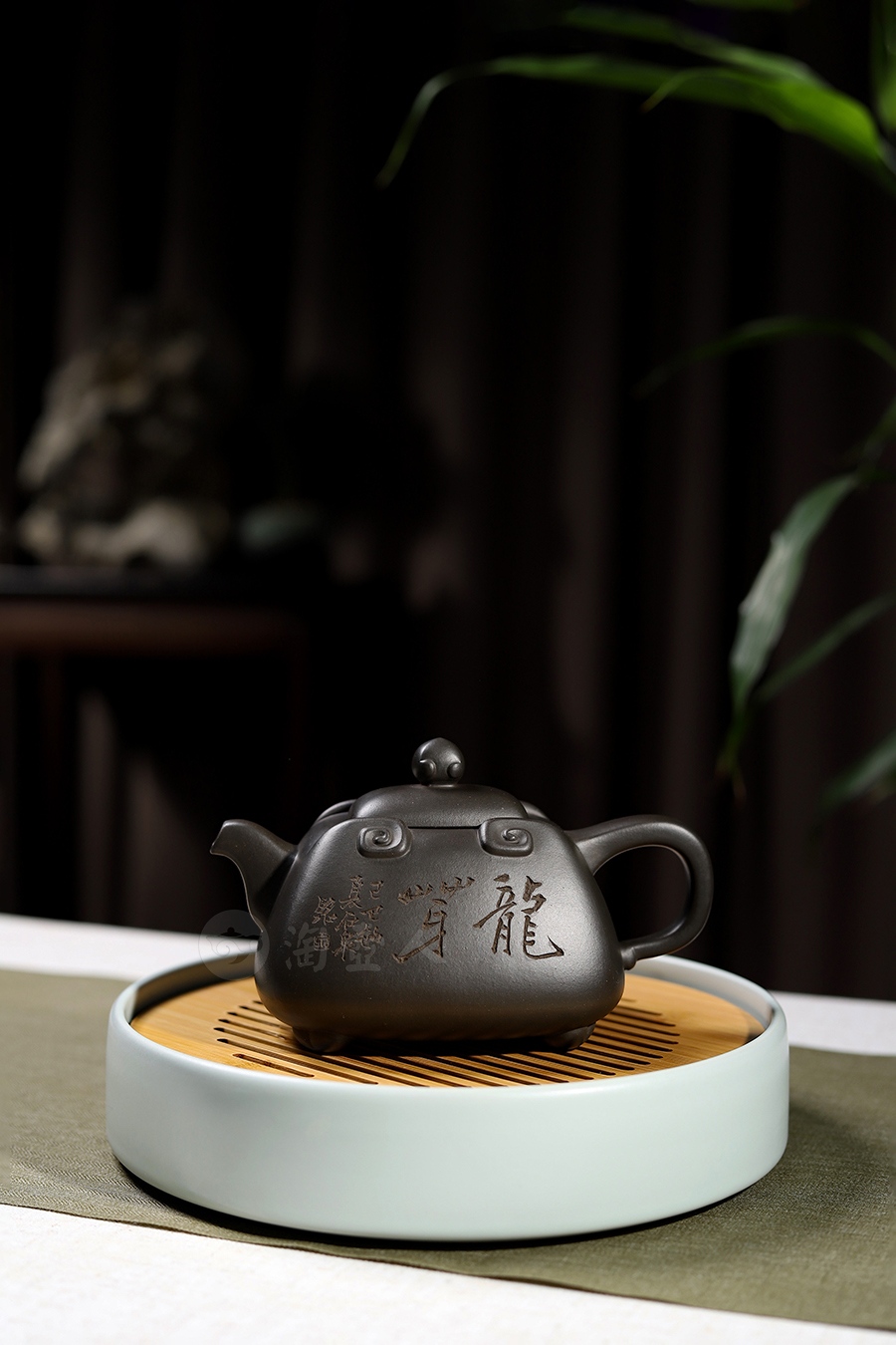 大碧玉如意(谭泉海铭)