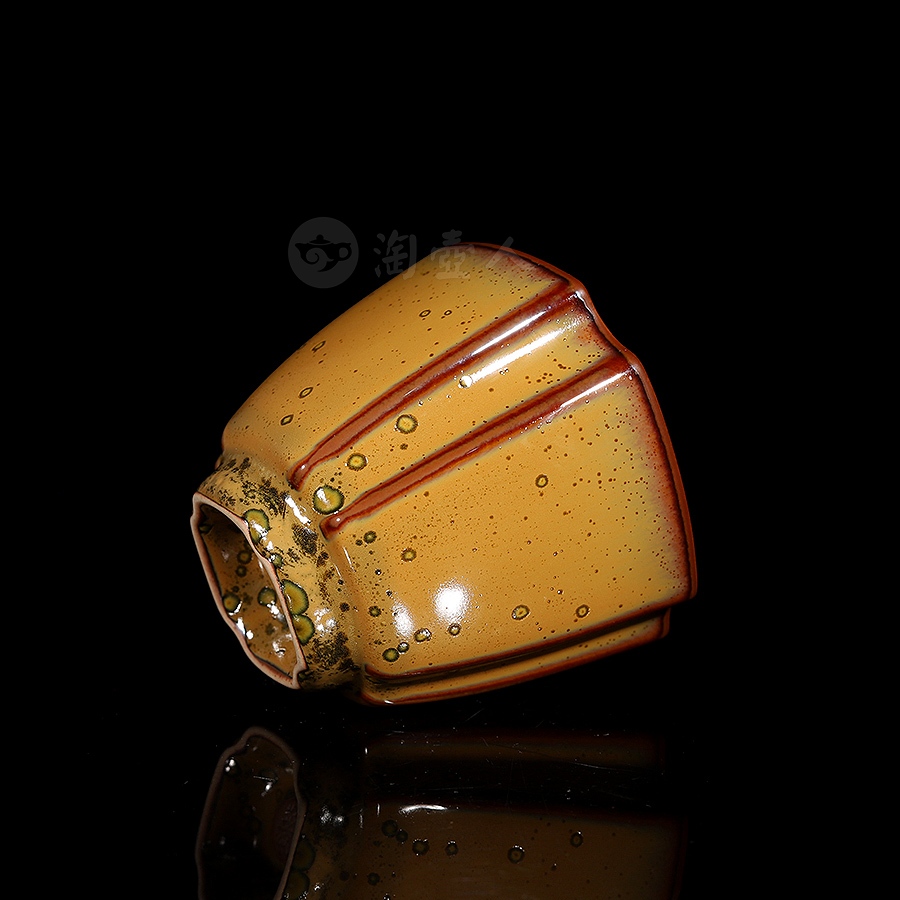 缃叶四方倭角杯