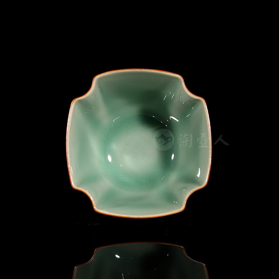 缃叶四方倭角杯