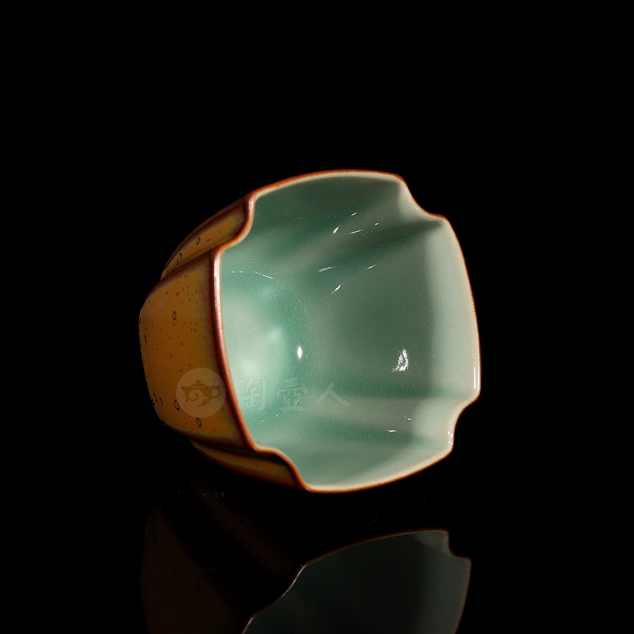 缃叶四方倭角杯