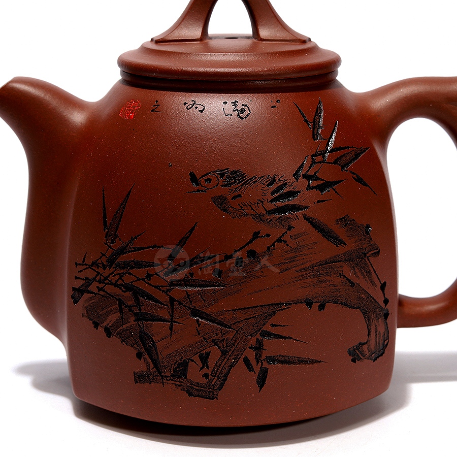 宜兴名家厉上清紫砂壶作品《如意泉壶》原矿全手工优惠全场包邮真品