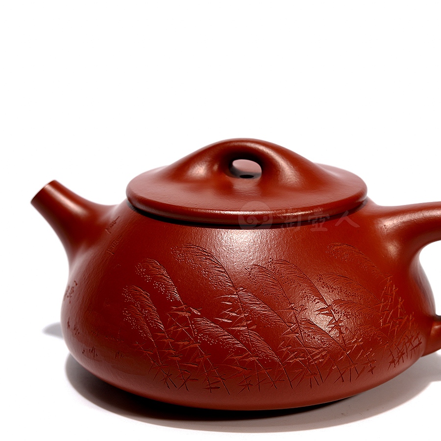 宜兴名家何华林紫砂壶作品《景舟石瓢壶》原矿全手工优惠全场包邮真品