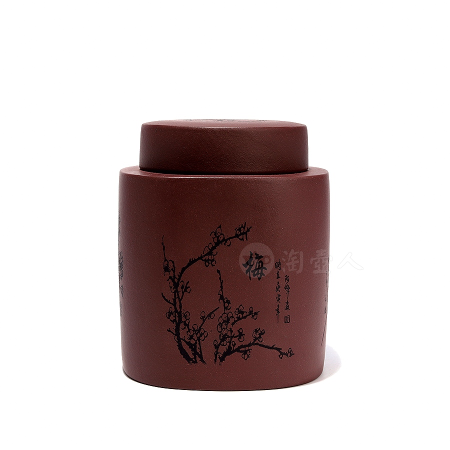 梅兰竹菊茶叶罐