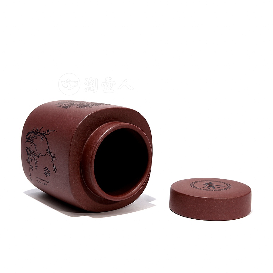 梅兰竹菊茶叶罐