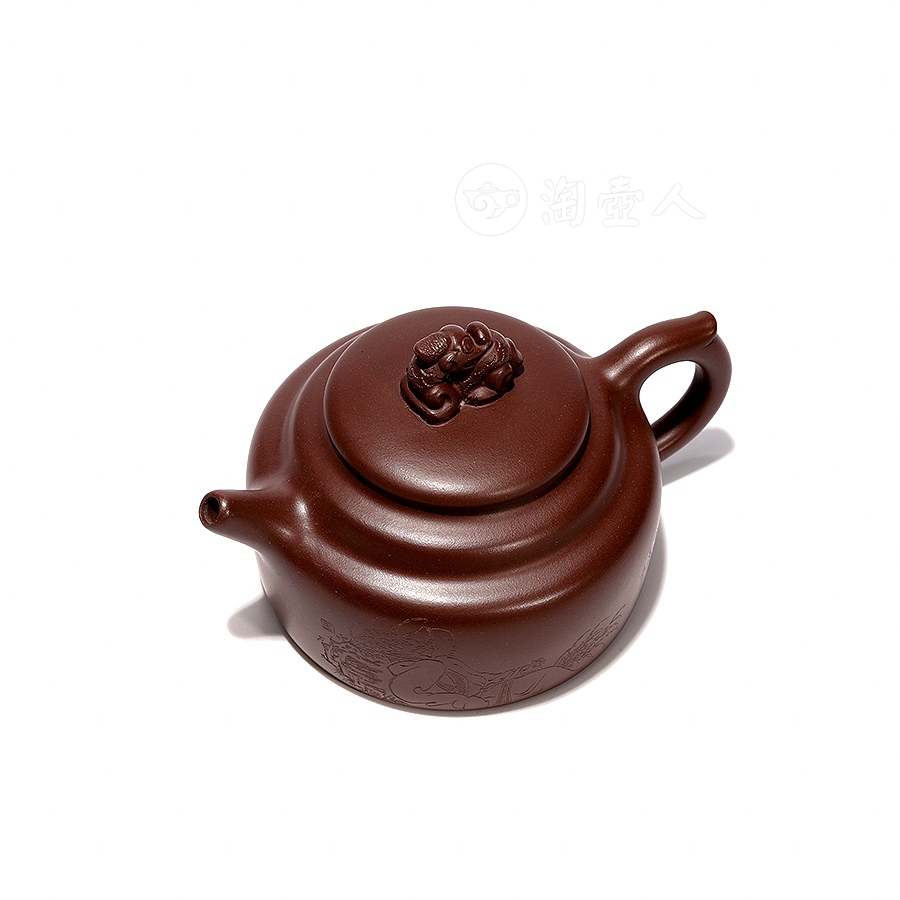 麒麟献瑞(刻绘)