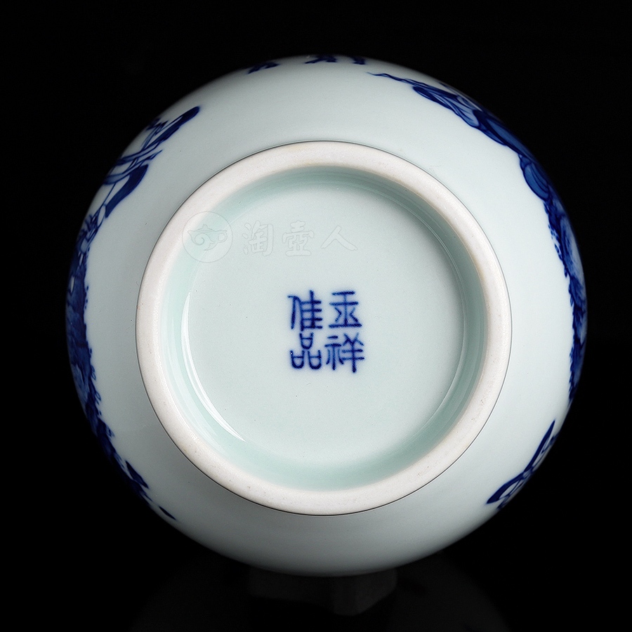 伯牙抚琴瓶