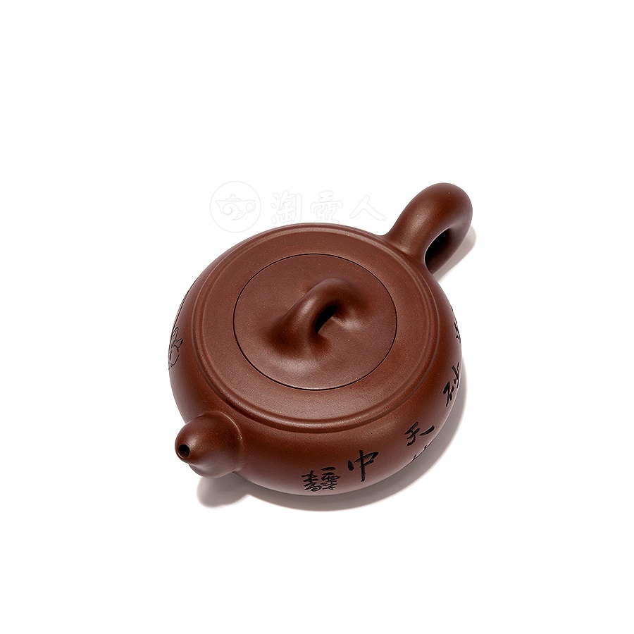 宜兴紫砂壶名家何燕萍作品《思福(毛国强铭)》