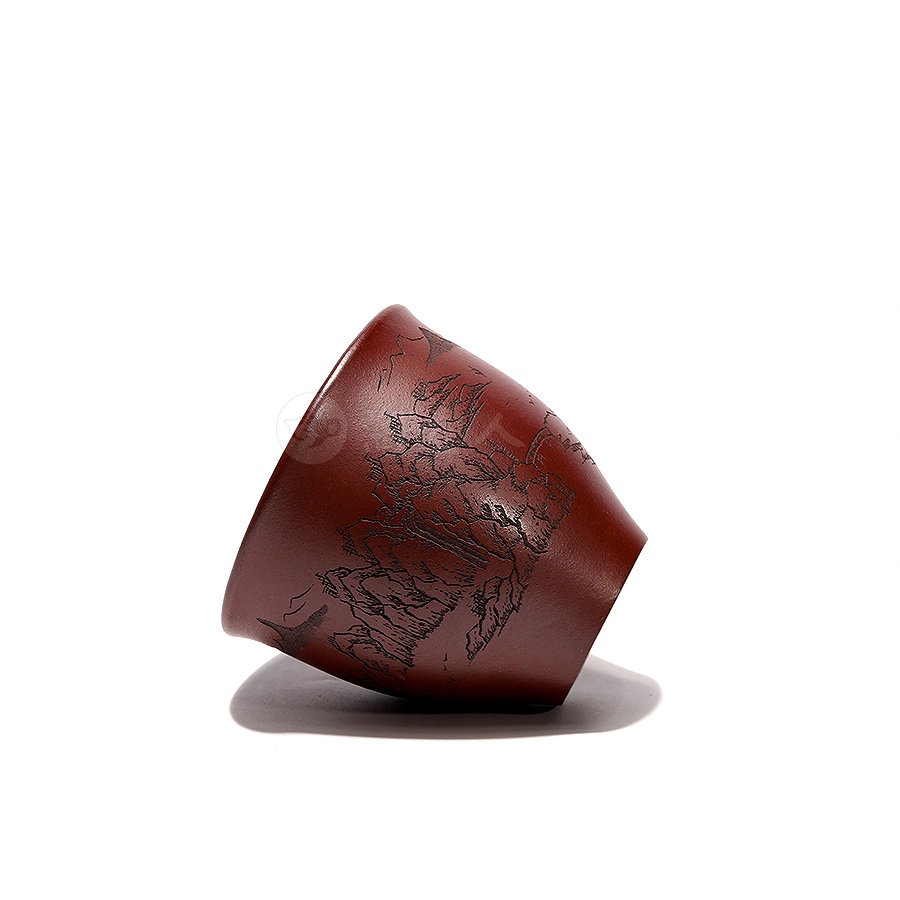 山水品茗杯