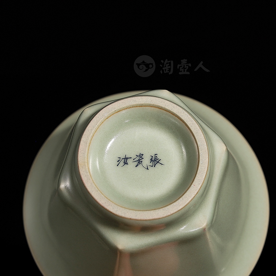 首窑六方平安盖碗