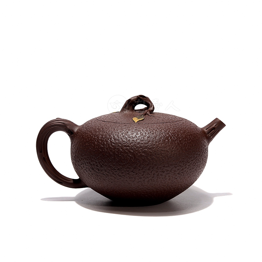 宜兴名家殷祥紫砂壶作品《全手脱颖壶》原矿全手工优惠全场包邮真品