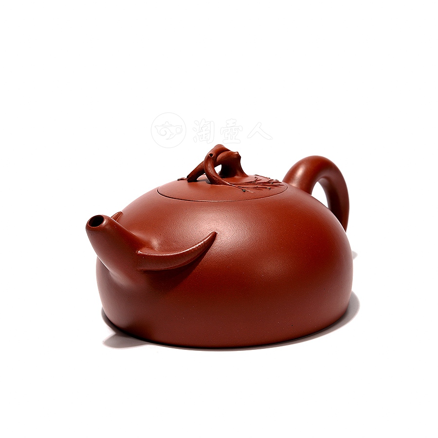 宜兴名家张丽萍紫砂壶作品《全手春牛壶》原矿全手工优惠全场包邮真品