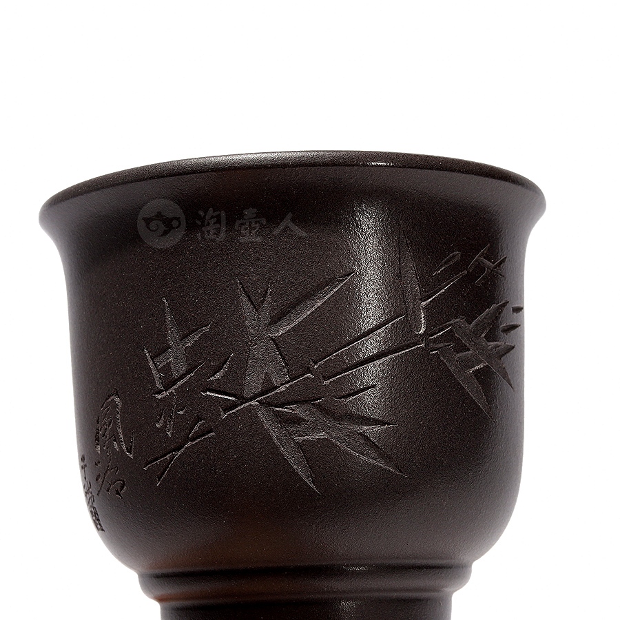 竹节品茗杯