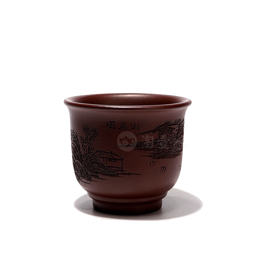 山居图品茗杯