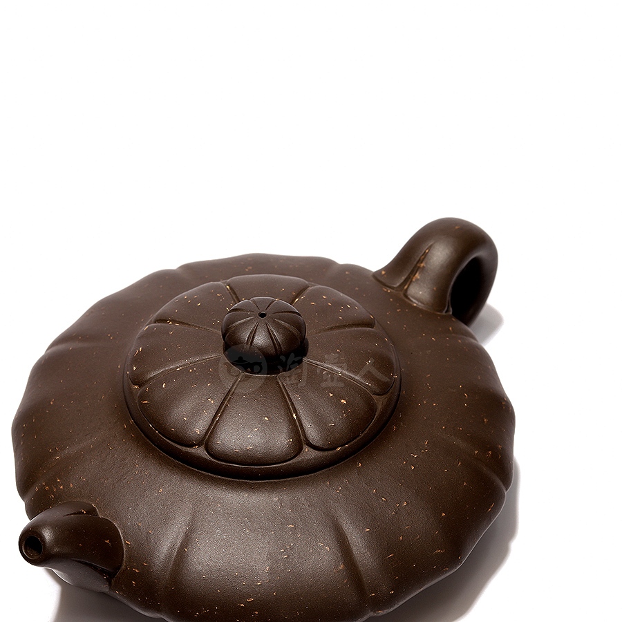 宜兴名家江建翔紫砂壶作品《葵扁壶》原矿全手工优惠全场包邮真品保证