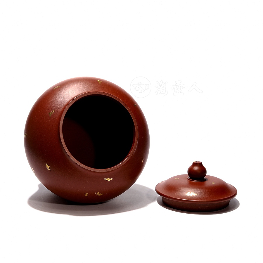圆香茶叶罐(戗金)
