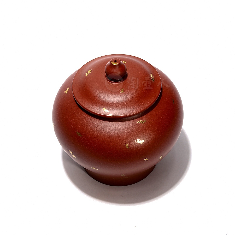 圆香茶叶罐(戗金)