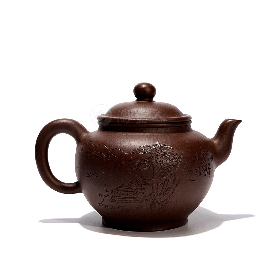 宜兴名家曹婉芬紫砂壶作品《掇意壶》原矿全手工优惠全场包邮真品