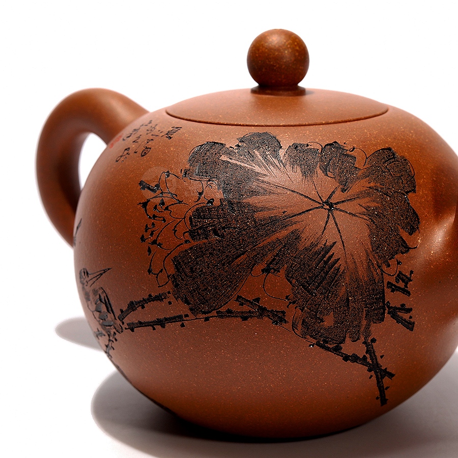 宜兴名家厉上清紫砂壶作品《一粒珠壶》原矿全手工优惠全场包邮真品