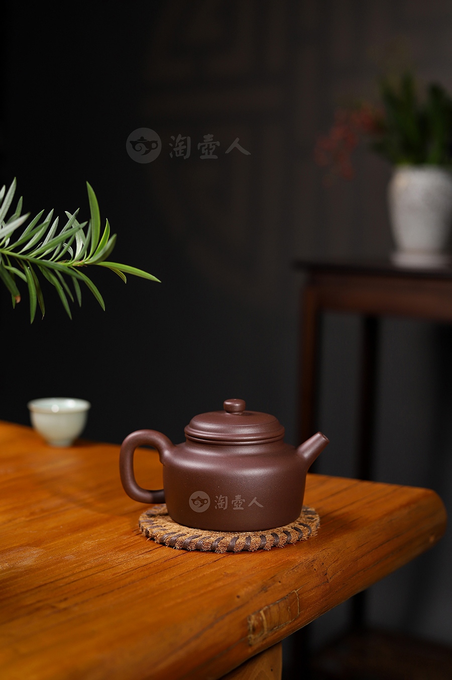 宜兴名家周夏紫砂壶作品《全手德钟壶》原矿全手工优惠全场包邮真品